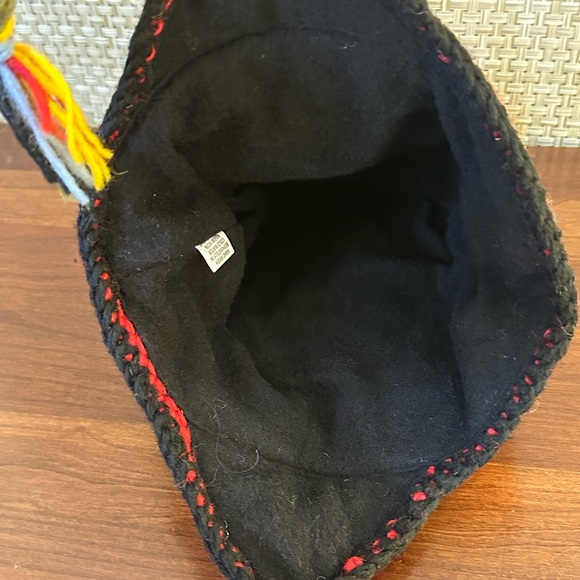 🌟HP🌟Himalayan Trapper Hat 100% Red & Greige Wool Handcraft Collection D&Y Nepal - Picture 6 of 8